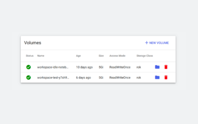 Democratizing the use of PVCs with the introduction of a Volume Manager UI