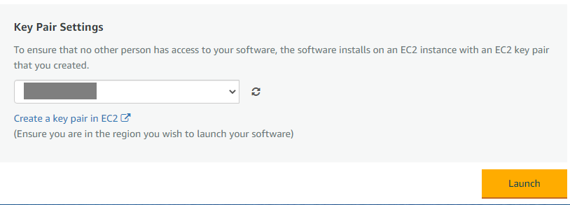 Choose an existing key pair or create a new one - AWS