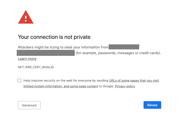 Chrome on macOS - not private